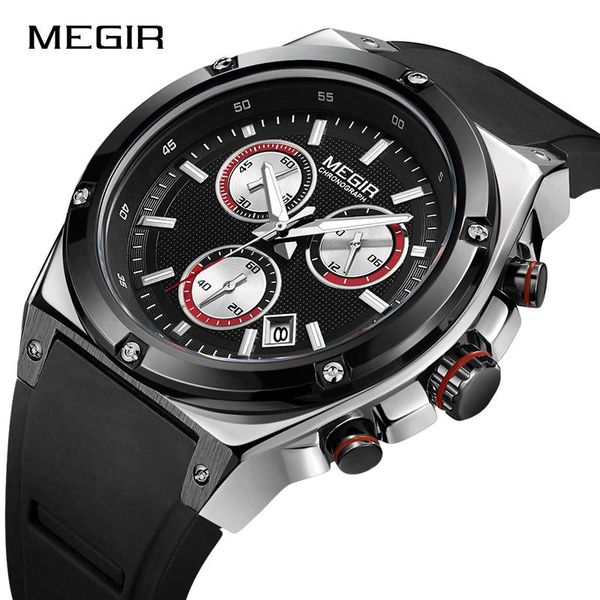 wristwatches megir men's sport watches luminous hands silicone strap quartz army military watch male clock luxury creative relogio masc, Slivery;brown
wristwatches megir men's sport watches luminous hands silicone strap quartz army military watch male clock luxury creative relogio masc, Slivery;brown