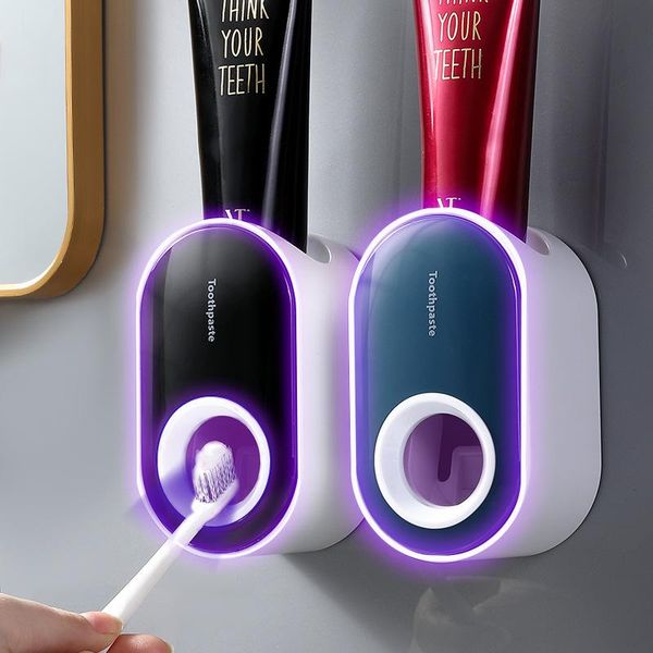 bathroom accessories set automatic toothpaste dispenser dust-proof toothbrush holder wall mount squeezers dropship bath accessory
bathroom accessories set automatic toothpaste dispenser dust-proof toothbrush holder wall mount squeezers dropship bath accessory