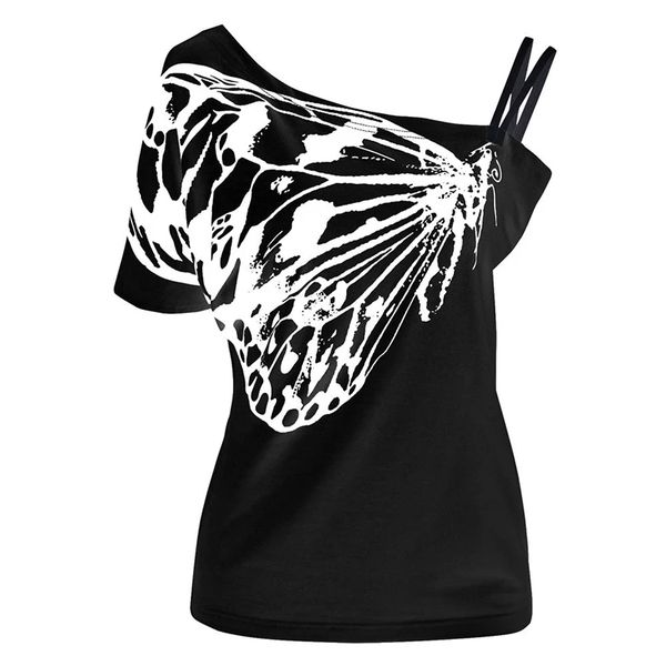 sling t shirts for womens retro butterfly pattern short sleeve casual summer clothes female harajuku leisure, White
sling t shirts for womens retro butterfly pattern short sleeve casual summer clothes female harajuku leisure, White