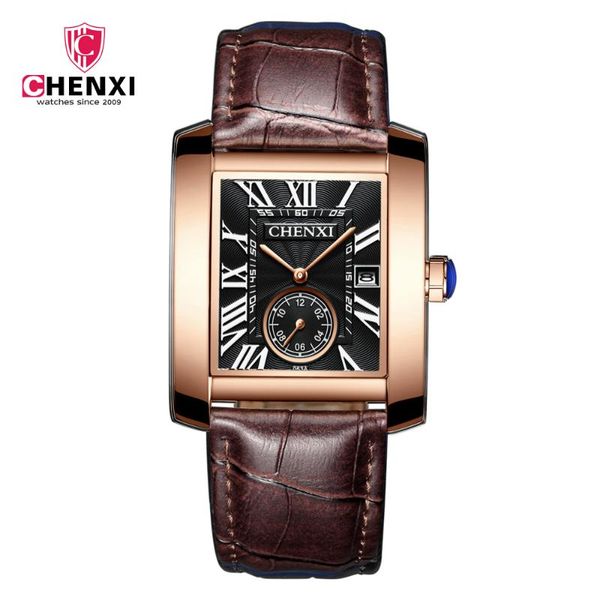 wristwatches chenxi luxury retro square quartz watch for men casual classical style calendar waterproof leather strap wristwatch, Slivery;brown
wristwatches chenxi luxury retro square quartz watch for men casual classical style calendar waterproof leather strap wristwatch, Slivery;brown