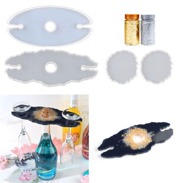 craft tools 5pcs handmade wine glass rock epoxy resin mold bottle shelf storage casting tray mould kit art
craft tools 5pcs handmade wine glass rock epoxy resin mold bottle shelf storage casting tray mould kit art