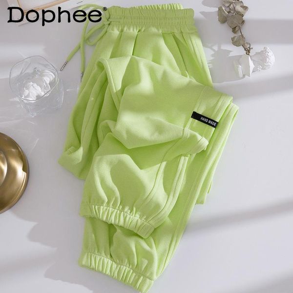 women's pants & capris candy color hoodie women summer thin 2021 spring autumn loose casual sweatpants drawstring jogger harem trousers, Black;white
women's pants & capris candy color hoodie women summer thin 2021 spring autumn loose casual sweatpants drawstring jogger harem trousers, Black;white