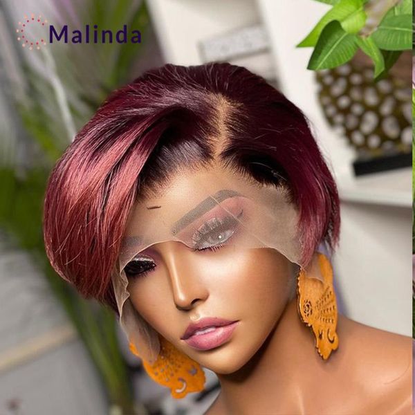 lace wigs 13x4 burgundy front wig bob human hair for black women ombre short straight pre plucked, Black;brown
lace wigs 13x4 burgundy front wig bob human hair for black women ombre short straight pre plucked, Black;brown