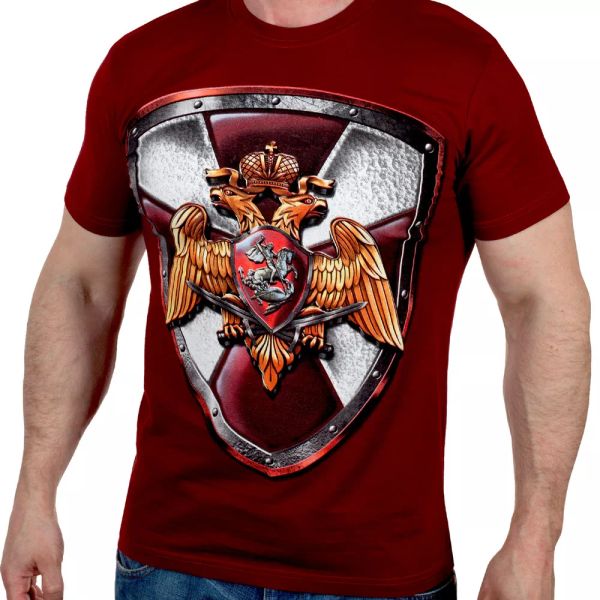 t-shirt emblem of the special forces of the russian guard spetsnaz russia tshirt, White;black
t-shirt emblem of the special forces of the russian guard spetsnaz russia tshirt, White;black