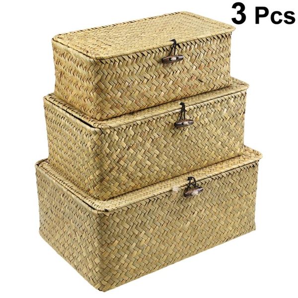 storage baskets seaweed woven basket straw debris deskbox hand-woven - size (original color)
storage baskets seaweed woven basket straw debris deskbox hand-woven - size (original color)