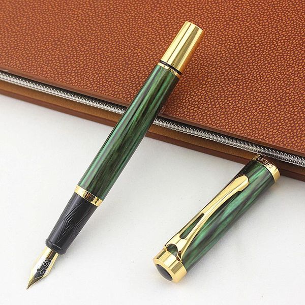 fountain pens marble green iraurita pen luxury full metal golden clip writing stationery office school
fountain pens marble green iraurita pen luxury full metal golden clip writing stationery office school