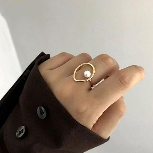 cluster rings women's fashion gold knuckle joint ring twisted minimalist simple female pearl adjustable finger set jewelry accessories, Golden;silver
cluster rings women's fashion gold knuckle joint ring twisted minimalist simple female pearl adjustable finger set jewelry accessories, Golden;silver