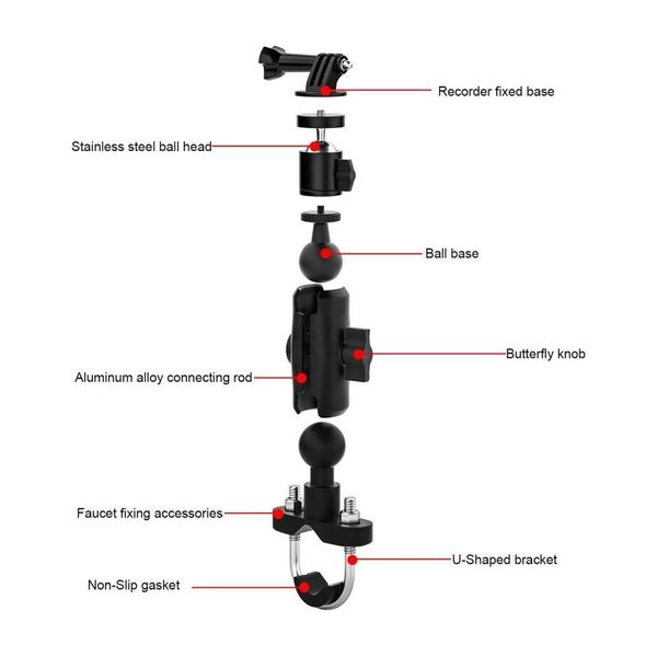 rotating bike motorcycle handlebar mount stand for hero 9 8 7 action camera 1xce cell phone mounts & holders
rotating bike motorcycle handlebar mount stand for hero 9 8 7 action camera 1xce cell phone mounts & holders