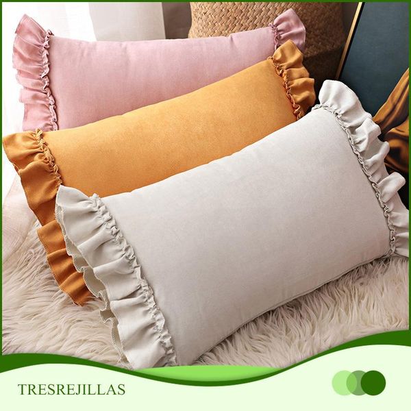 cushion/decorative pillow soft suede cover ruffle cushion bedroom sofa decorative cases 30x50cm/45x45cm bedding pillowcase
cushion/decorative pillow soft suede cover ruffle cushion bedroom sofa decorative cases 30x50cm/45x45cm bedding pillowcase