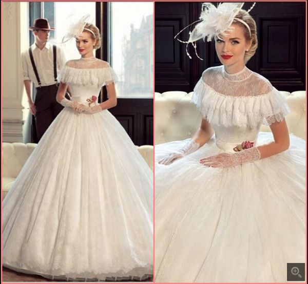 vestido de festa white lace ball gown wedding dresses high neckline short sleeve princess puffy elegant bridal gowns floor length formal lon
vestido de festa white lace ball gown wedding dresses high neckline short sleeve princess puffy elegant bridal gowns floor length formal lon