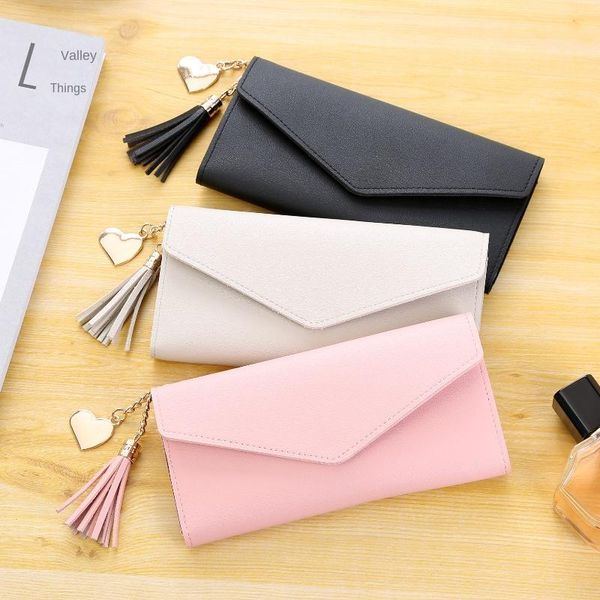 wallets women's purse long style handbag 2021 leather tide simple multi-functional wallet tassel hand, Red;black
wallets women's purse long style handbag 2021 leather tide simple multi-functional wallet tassel hand, Red;black