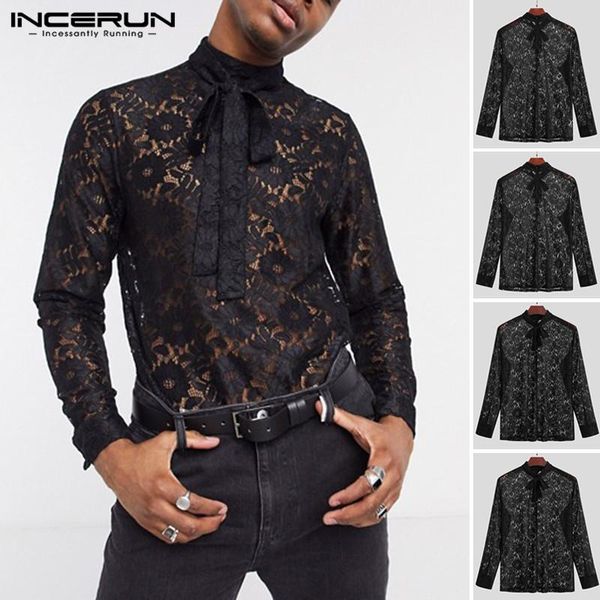 man mesh blusas with belts incerun men print lace up shirts long sleeve see through camisa fitness club party wear chemise7 men's casua, White;black
man mesh blusas with belts incerun men print lace up shirts long sleeve see through camisa fitness club party wear chemise7 men's casua, White;black