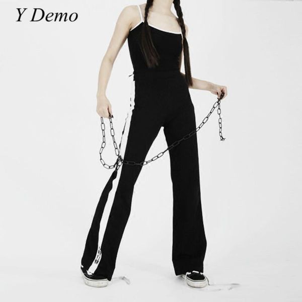 women's pants & capris harajuku embroidery chinese flare women chic vintage striped patchwork female casual, Black;white
women's pants & capris harajuku embroidery chinese flare women chic vintage striped patchwork female casual, Black;white