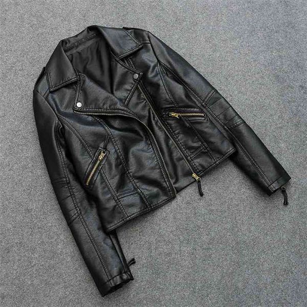 jackets coats women's pu spring and autumn korean short fit motorcycle leather clothes large size fashion dcs5, Black;brown
jackets coats women's pu spring and autumn korean short fit motorcycle leather clothes large size fashion dcs5, Black;brown