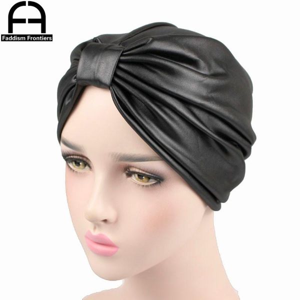 fashion women pu leather turban twist headband chemo headwear hair cover turbante hat hijab accessories
fashion women pu leather turban twist headband chemo headwear hair cover turbante hat hijab accessories