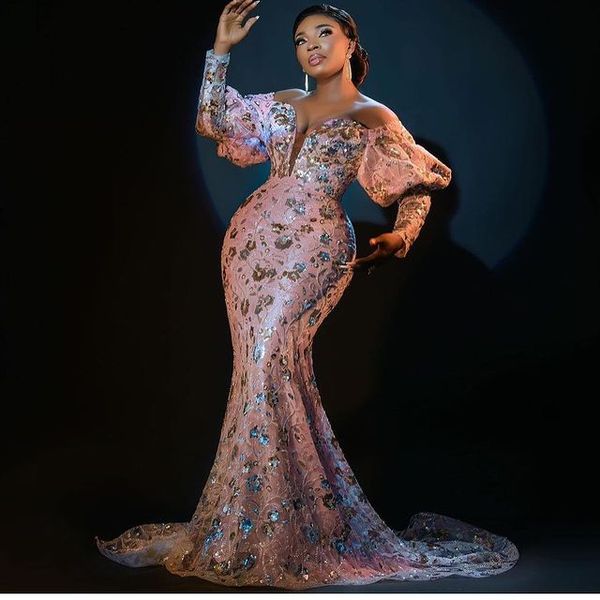 2021 plus size arabic aso ebi sparkly mermaid prom dresses stylish long sleeves lace evening formal party second reception gowns zj022, Black
2021 plus size arabic aso ebi sparkly mermaid prom dresses stylish long sleeves lace evening formal party second reception gowns zj022, Black