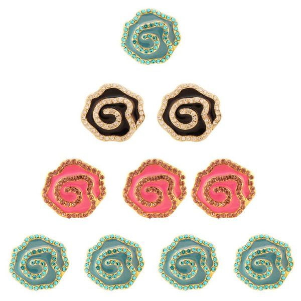 charm bracelets 10pcs/lot multicolor rhinestone 18mm snap jewelry crystal flower metal buttons fit bracelet bangles necklaces, Golden;silver
charm bracelets 10pcs/lot multicolor rhinestone 18mm snap jewelry crystal flower metal buttons fit bracelet bangles necklaces, Golden;silver