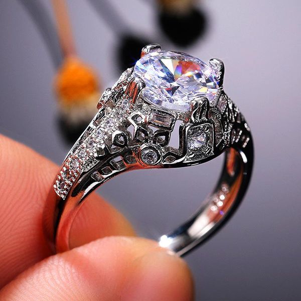 wedding rings huitan luxury round zirconia crystal women 4 design graceful female engagement party statement jewelry, Slivery;golden
wedding rings huitan luxury round zirconia crystal women 4 design graceful female engagement party statement jewelry, Slivery;golden
