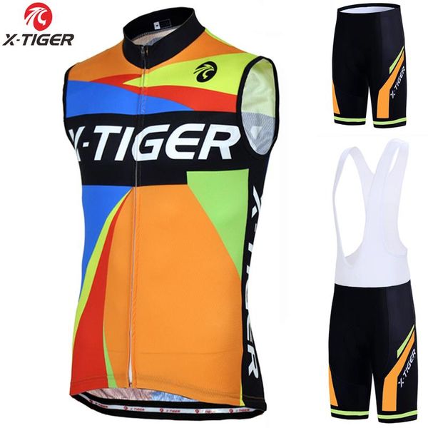 x-tiger sleeveless cycling jerseys set quick-dry bicycle clothing mtb bike clothes roupa ciclismo 100% polyester vest racing sets, Black;blue
x-tiger sleeveless cycling jerseys set quick-dry bicycle clothing mtb bike clothes roupa ciclismo 100% polyester vest racing sets, Black;blue