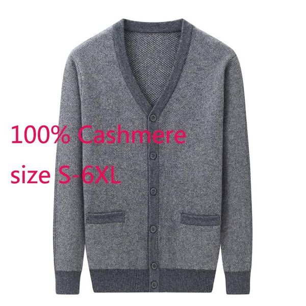 men's sweaters arrival autumn and winter 100% cashmere cardigan men large thickened coat v-neck sweater plus size s-5xl 6xl, White;black
men's sweaters arrival autumn and winter 100% cashmere cardigan men large thickened coat v-neck sweater plus size s-5xl 6xl, White;black