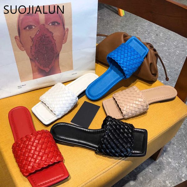 suojialun brand design women slipper weave fabric women summer beach slides outdoor flip flops open toe flat slipper 210630, Black
suojialun brand design women slipper weave fabric women summer beach slides outdoor flip flops open toe flat slipper 210630, Black