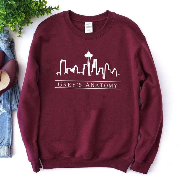women's hoodies & sweatshirts grey's anatomy sweatshirt grey sloan memorial hoodie women casual long-sleeved pullovers tv shows sh, Black
women's hoodies & sweatshirts grey's anatomy sweatshirt grey sloan memorial hoodie women casual long-sleeved pullovers tv shows sh, Black