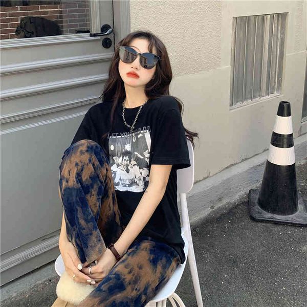 polos black and white ytx033 wear american nostalgic po printed letter around loose neck short-sleeved shirt
polos black and white ytx033 wear american nostalgic po printed letter around loose neck short-sleeved shirt