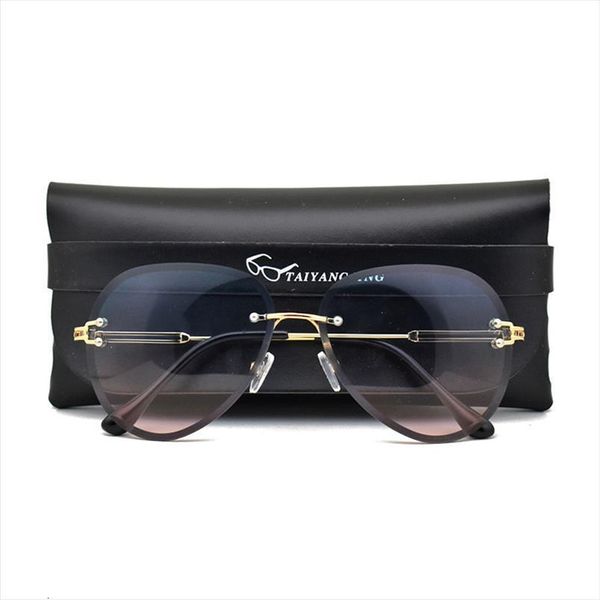 fashion designer sunglasses women rimless vintage glasses classic pilot frame sun shades for womens zonnebril dames, White;black
fashion designer sunglasses women rimless vintage glasses classic pilot frame sun shades for womens zonnebril dames, White;black