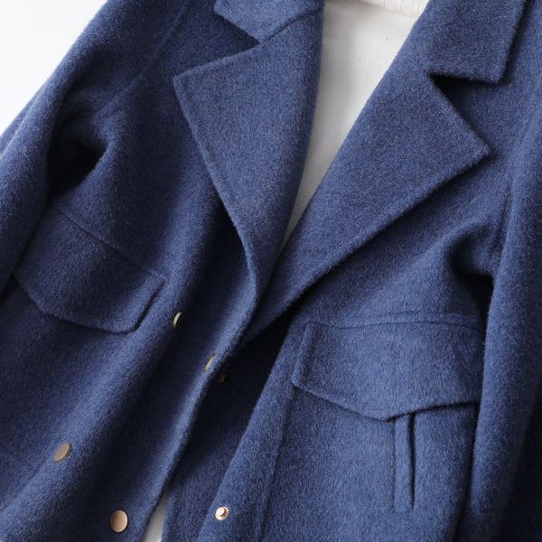 mozuleva double cashmere korean blue jacket soft stylish women's wool coat for winter, Black;brown
mozuleva double cashmere korean blue jacket soft stylish women's wool coat for winter, Black;brown
