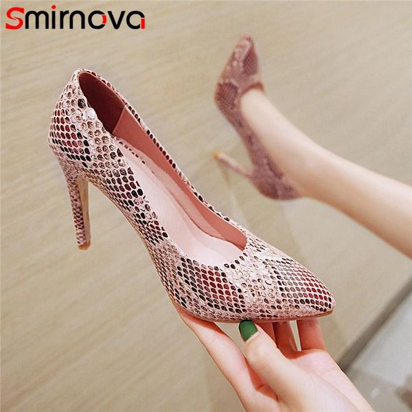 dress shoes smirnova 2021 wholesale plus size 48 women pumps snake pointed toe super thin high heels single party wedding, Black
dress shoes smirnova 2021 wholesale plus size 48 women pumps snake pointed toe super thin high heels single party wedding, Black