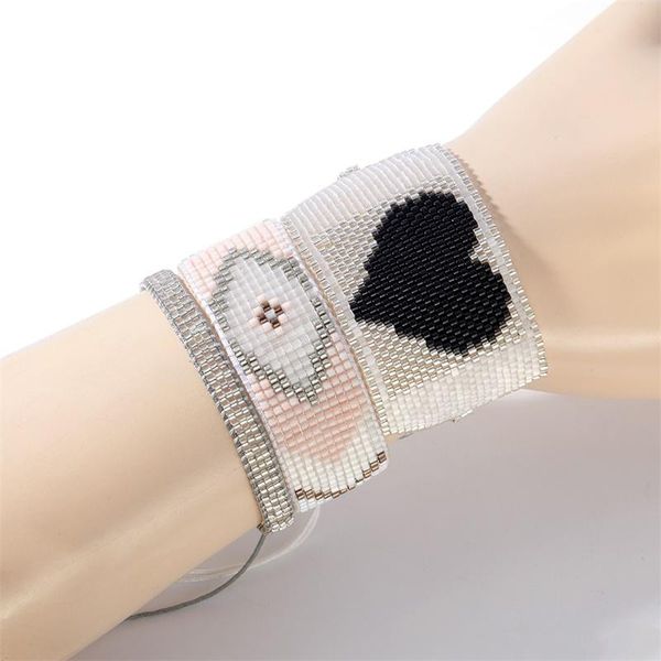 rttooas mexican heart shaped miyuki bracelet ladies boho style friend gift jewelry fashion hand woven japanese beads pulseras charm bracelet, Golden;silver
rttooas mexican heart shaped miyuki bracelet ladies boho style friend gift jewelry fashion hand woven japanese beads pulseras charm bracelet, Golden;silver