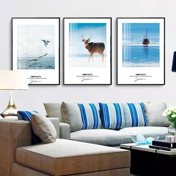 paintings nordic style landscape poster sailboat seagull deer print seascape modern wall art decor picture canvas painting for living room
paintings nordic style landscape poster sailboat seagull deer print seascape modern wall art decor picture canvas painting for living room