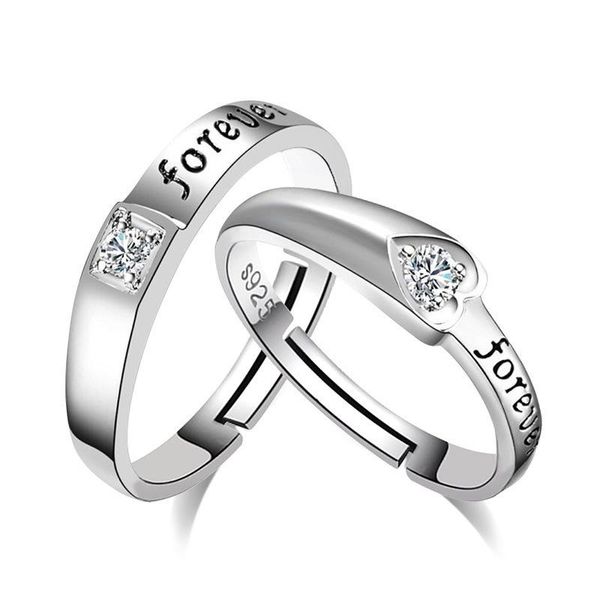 wedding rings couple ring forever love ornament stylish opening heart-shaped creative set for jewlery, Slivery;golden
wedding rings couple ring forever love ornament stylish opening heart-shaped creative set for jewlery, Slivery;golden