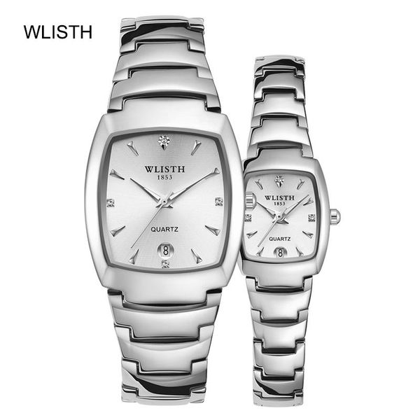wristwatches wlisth classic fashion couple watch men's business pointer ladies quartz calendar tungsten steel coffee gold, Slivery;brown
wristwatches wlisth classic fashion couple watch men's business pointer ladies quartz calendar tungsten steel coffee gold, Slivery;brown