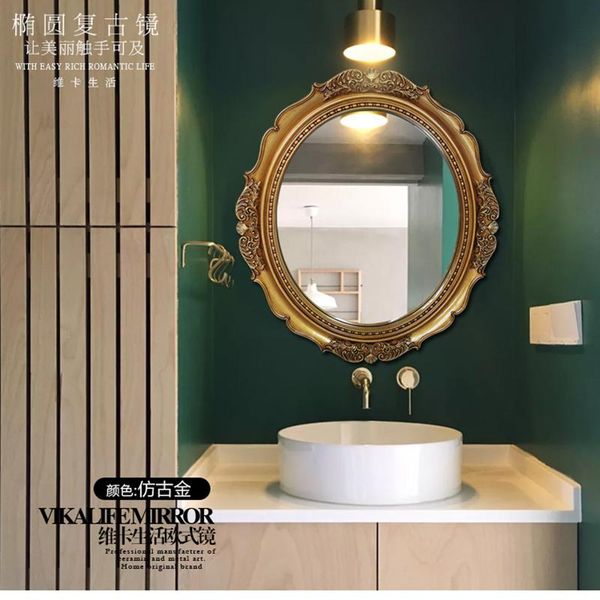 mirrors american retro oval european art bathroom porch mirror hanging wall carving decorative
mirrors american retro oval european art bathroom porch mirror hanging wall carving decorative