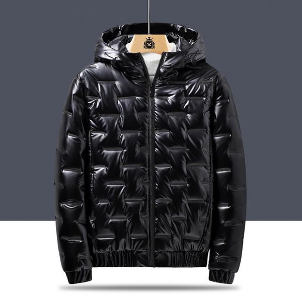winter men's hooded parkas windbreaker fashion thermal coats mens thick warm glossy black jackets brand outwear men clothing 6xl down 
winter men's hooded parkas windbreaker fashion thermal coats mens thick warm glossy black jackets brand outwear men clothing 6xl down