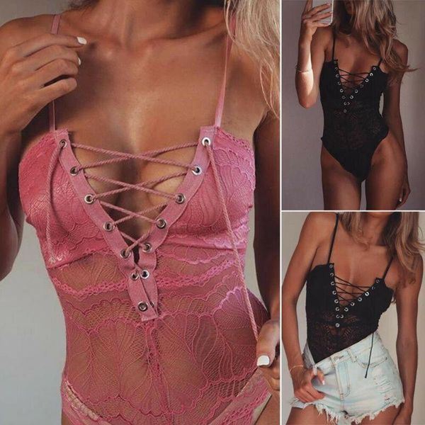 women's jumpsuits & rompers v neck lace women up bodycon bandage bodysuit leotard short jumpsuit, Black;white
women's jumpsuits & rompers v neck lace women up bodycon bandage bodysuit leotard short jumpsuit, Black;white