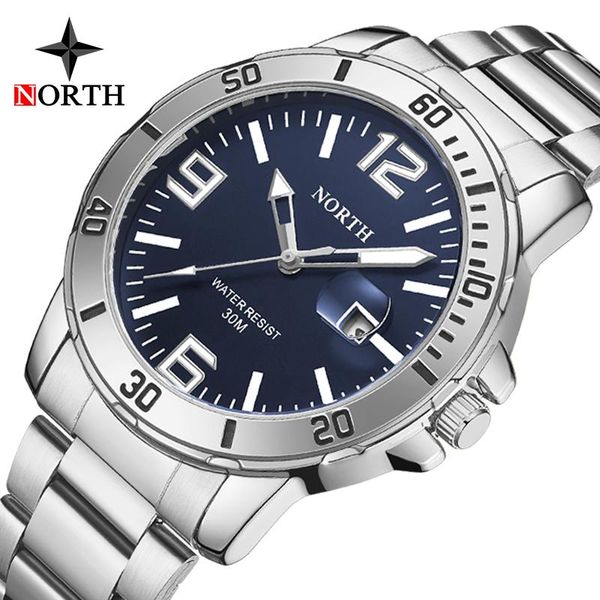 wristwatches men watch north fashio waterproof sport stainless steel quartz simple business watches relogio masculino, Slivery;brown
wristwatches men watch north fashio waterproof sport stainless steel quartz simple business watches relogio masculino, Slivery;brown