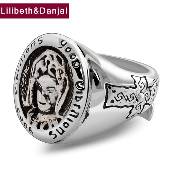 virgin mary portrait adjustable ring real 925 sterling silver letter gothic women men brand jewelry 2021 arrival designer r7 cluster rings, Golden;silver
virgin mary portrait adjustable ring real 925 sterling silver letter gothic women men brand jewelry 2021 arrival designer r7 cluster rings, Golden;silver