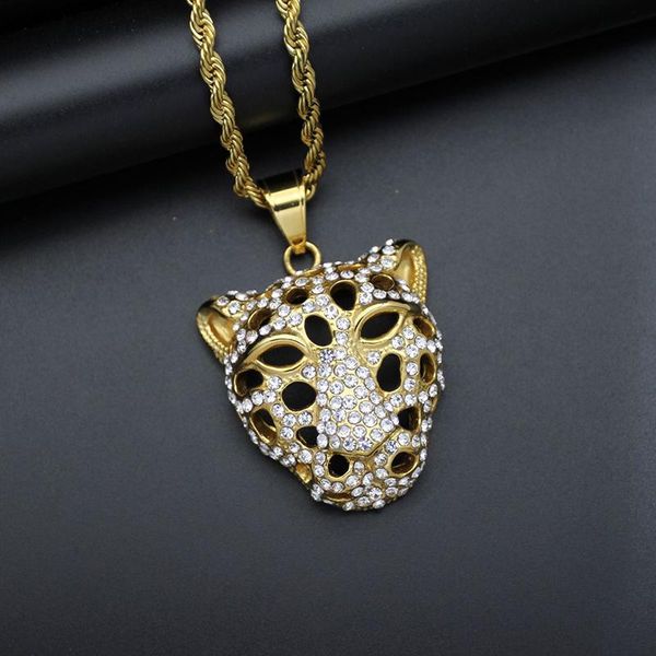 pendant necklaces hip hop bling gold color hollow stainless steel leopard pendants for men rapper jewelry drop, Silver
pendant necklaces hip hop bling gold color hollow stainless steel leopard pendants for men rapper jewelry drop, Silver