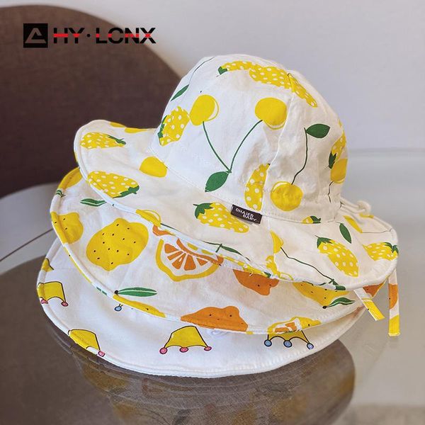 summer korean baby lightweight cotton breathable sun fisherman hat boys girls fruit print outdoor fashion travel bucket caps & hats, Yellow
summer korean baby lightweight cotton breathable sun fisherman hat boys girls fruit print outdoor fashion travel bucket caps & hats, Yellow