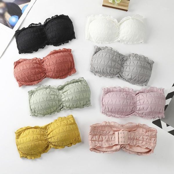 bustiers & corsets women cotton beautiful back lace underwear strapless seamless casual all-match tube top, Black;white
bustiers & corsets women cotton beautiful back lace underwear strapless seamless casual all-match tube top, Black;white