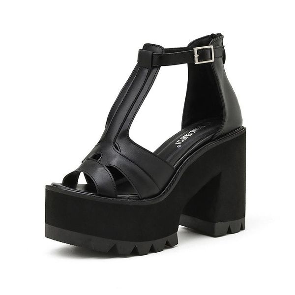 summer women high heels waterproof platform open toe shoes super heel 11cm women's banquet sandals ladies buckle dress, Black
summer women high heels waterproof platform open toe shoes super heel 11cm women's banquet sandals ladies buckle dress, Black
