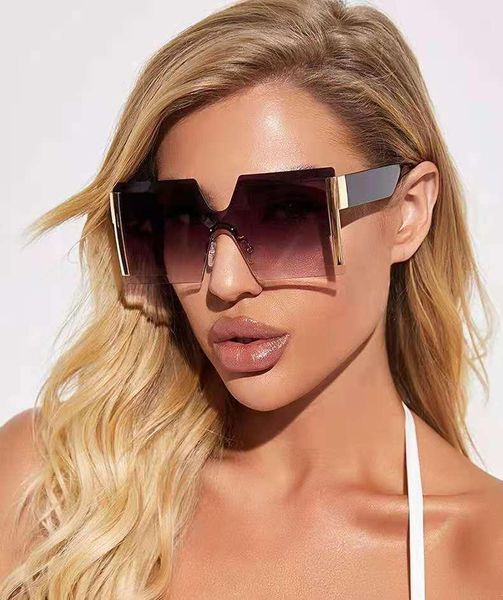 sunglasses big frame women over size fashion trend design charming black brown leopard metallic rimmed female uv400, White;black
sunglasses big frame women over size fashion trend design charming black brown leopard metallic rimmed female uv400, White;black