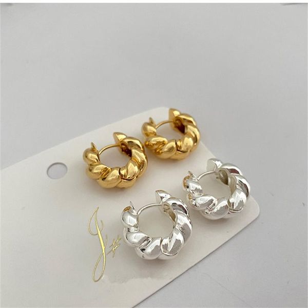 hoop & huggie aomu 2021 simple retro geometric distortion twist metal ear buckle earring for women girl accessories party jewelry, Golden;silver
hoop & huggie aomu 2021 simple retro geometric distortion twist metal ear buckle earring for women girl accessories party jewelry, Golden;silver