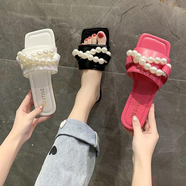 shoes woman 2021 slippers flat butterfly-knot luxury slides square toe string bead pantofle low shale female beach designer summ, Black
shoes woman 2021 slippers flat butterfly-knot luxury slides square toe string bead pantofle low shale female beach designer summ, Black