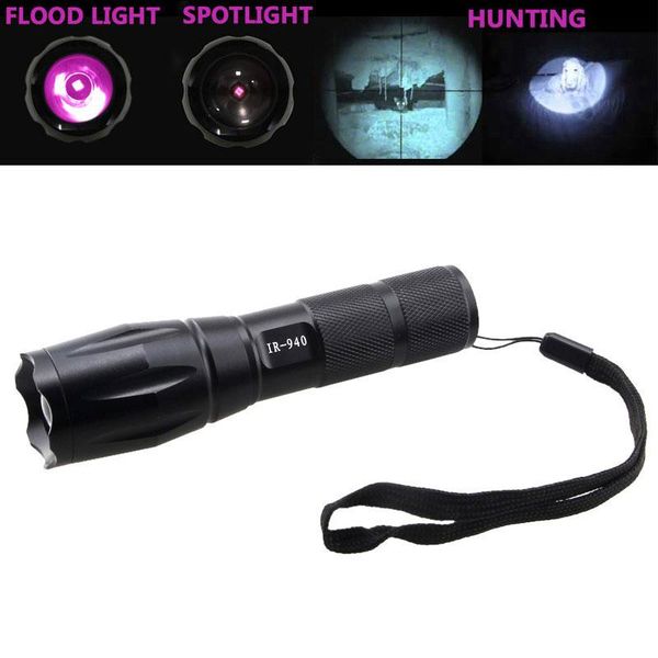 940nm 7w zoomable ir led rechargeable linterna torch 18650/3xaaa outdoor camping powerful flashlights torches
940nm 7w zoomable ir led rechargeable linterna torch 18650/3xaaa outdoor camping powerful flashlights torches