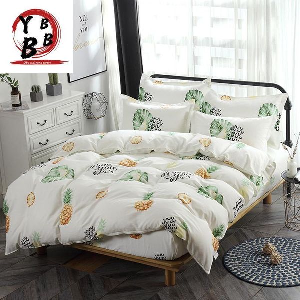 bedding sets 2021 white set cotton 4pcs twin full king size duvet cover pineapple fitted sheet pillow cases fruit bedclothes
bedding sets 2021 white set cotton 4pcs twin full king size duvet cover pineapple fitted sheet pillow cases fruit bedclothes