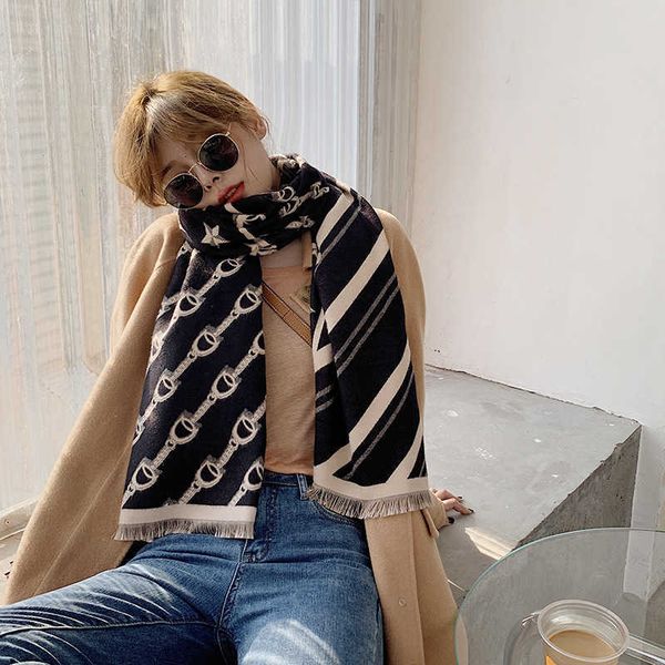 autumn winter warm and versatile scarf female wave point star double-sided imitation cashmere long shawl korean fashion bib, Blue;gray
autumn winter warm and versatile scarf female wave point star double-sided imitation cashmere long shawl korean fashion bib, Blue;gray