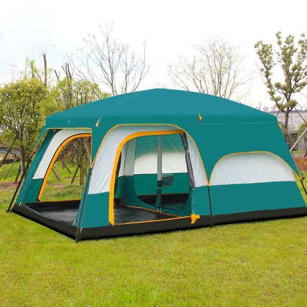 big camping tent quality dual layer family travel 6/8/10/12 person outdoor self driving gazebo marquee 2 room 1 hall tents and shelters
big camping tent quality dual layer family travel 6/8/10/12 person outdoor self driving gazebo marquee 2 room 1 hall tents and shelters
